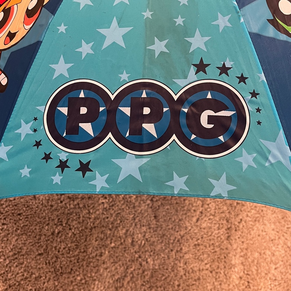 Cartoon Network Powerpuff Girls Blue Umbrella - Picture 3 of 9